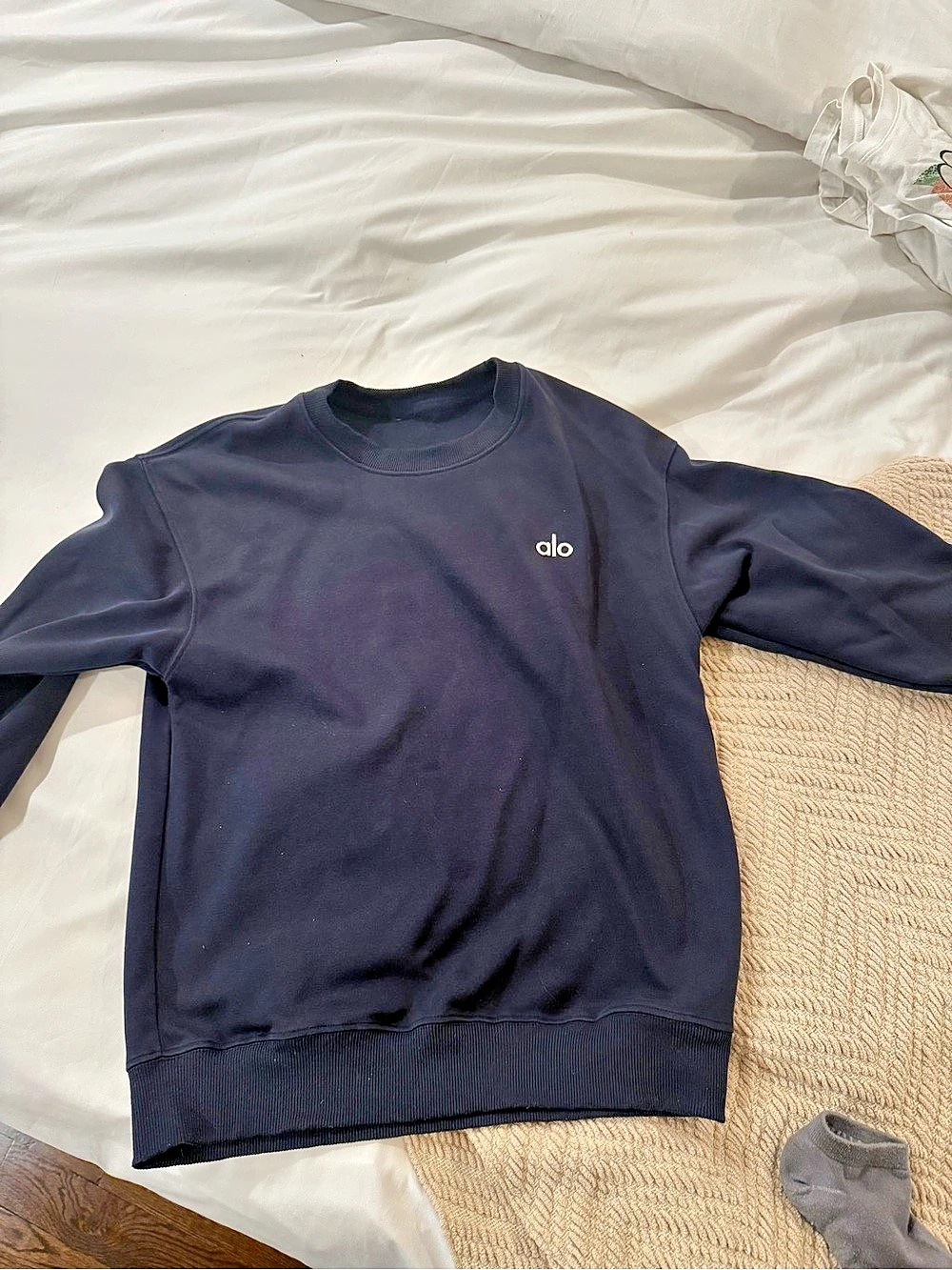 Alo Crewneck Sweatshirt in Blue